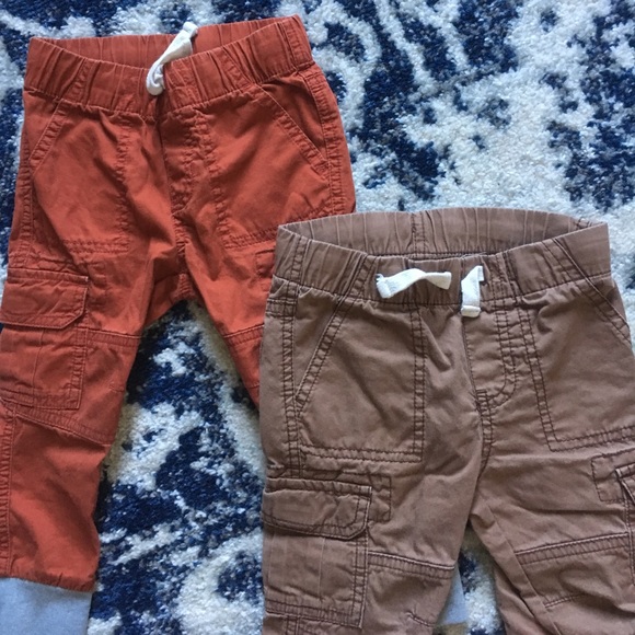 2 pairs Cat and Jack cotton joggers sz 2t boys - Picture 2 of 3